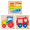 3 Puzzles En Bois Bébé Goki Découvertes Des Transports 4 Pièces- Jouets En Bois -Bois Jouets Magasin 3 puzzles en bois bebe goki decouvertes des transports 4 pieces jouets en bois
