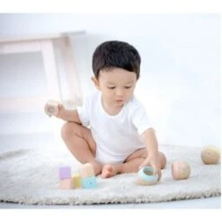 6 Blocs Hochets Sensoriel Pastel Plantoys® - Jouet En Bois Bébé -Bois Jouets Magasin 6 blocs hochets sensoriel pastel plantoys jouet en bois bebe 5