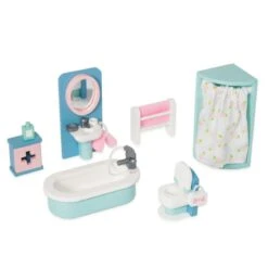 Accessoires De Maison De Poupées Salle De Bain Daisylane Le Toy Van® - Jouets En Bois -Bois Jouets Magasin accessoires de maison de poupees salle de bain daisylane le toy van jouets en bois 1