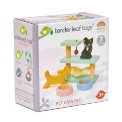 Accessoires Maison De Poupées Les Chats Tender Leaf Toys® - Jouets En Bois -Bois Jouets Magasin accessoires maison de poupees niche du chien tender leaf toys jouets en bois 6