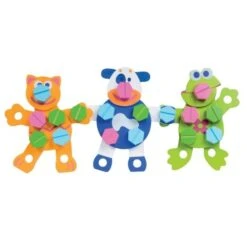 Animaux à Boulonner Et Déboulonner Boikido - Jouet En Bois