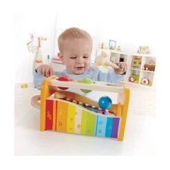 Banc à Marteler Xylophone 2 En 1 Hape® - Jouets En Bois -Bois Jouets Magasin banc a marteler xylophone 2 en 1 hape jouets en bois 3