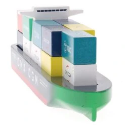 Bateau Navire Porte Conteneurs Jacques Saadé CMA CGM Vilac®- Jouets En Bois -Bois Jouets Magasin bateau navire porte conteneurs jacques saade cma cgm vilac jouets en bois 4