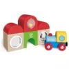 Blocs Hochets Gare & Train En Bois Hape- Jouets En Bois