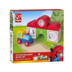 Blocs Hochets Gare & Train En Bois Hape- Jouets En Bois -Bois Jouets Magasin blocs hochets gare train en bois hape jouets en bois 4
