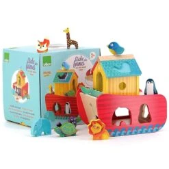 Boite à Formes Arche De Noé Des Animaux Vilac® - Jouets En Bois -Bois Jouets Magasin boite a formes arche de noe des animaux vilac jouets en bois 4