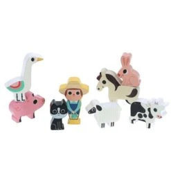 Boite à Formes Valise Ma Belle Ferme Avec Animaux Vilac® - Jouets En Bois -Bois Jouets Magasin boite a formes valise ma belle ferme avec animaux vilac jouets en bois 2