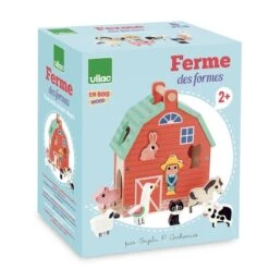 Boite à Formes Valise Ma Belle Ferme Avec Animaux Vilac® - Jouets En Bois -Bois Jouets Magasin boite a formes valise ma belle ferme avec animaux vilac jouets en bois 5