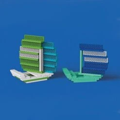 Briques De Construction Hello Box Ocean Mix 100 Bioblo® - Blocs De Construction -Bois Jouets Magasin briques de construction hello box ocean mix 100 bioblo blocs de construction 4