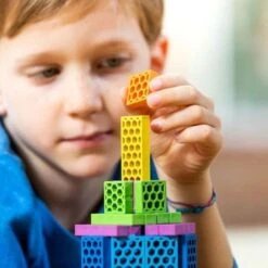 Briques De Construction Mini Box Rose Jaune Violet 40 Bioblo® - Blocs De Construction -Bois Jouets Magasin briques de construction mini box rose jaune violet 40 bioblo blocs de construction 7