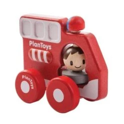 Camion Pompiers Premier Age'PlanWood'- Jouet Plantoys