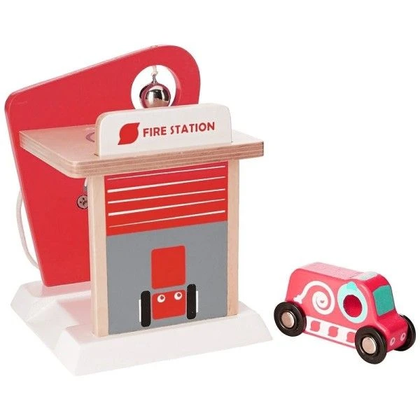 Caserne De Pompier & CamionBoikido® - Jouet En Bois 4 Caserne De Pompier & CamionBoikido® - Jouet En Bois – Image 2