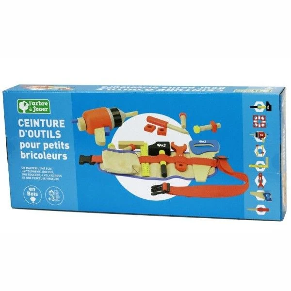 Ceinture D'outils Pour Bricoler En Bois Jeujura® - Jouet En Bois Jeujura 6 Ceinture D'outils Pour Bricoler En Bois Jeujura® - Jouet En Bois Jeujura – Image 4