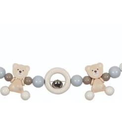 Chaîne De Poussette En Bois Avec Clips Oursons Goki® - Accessoire Bébé Bio -Bois Jouets Magasin chaine de poussette en bois avec clips voitures goki accessoire bebe bio 10