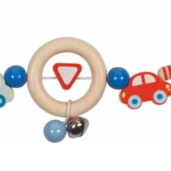 Chaîne De Poussette En Bois Avec Clips Voitures Goki® - Accessoire Bébé Bio -Bois Jouets Magasin chaine de poussette en bois avec clips voitures goki accessoire bebe bio 3