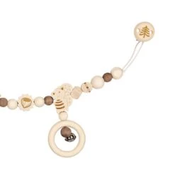 Chaîne De Poussette En Bois Ecureuil Heimess® - Accessoire Bébé Bio -Bois Jouets Magasin chaine de poussette en bois ecureuil heimess 4