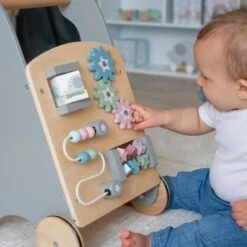 Chariot D'Activités Et De Marche Pastels Jabadabado® - Jouet Bois Enfants -Bois Jouets Magasin chariot d activites et de marche pastels jabadabado jouet bois enfants 5
