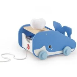 Chariot De Cubes Boite à Forme Sevi 1831 'Baleine Arctique' - Jouets En Bois