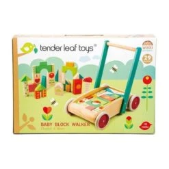 Chariot De Marche Blocs De Construction Tender Leaf Toys® - Chariot Bébé -Bois Jouets Magasin chariot de marche blocs de construction tender leaf toys jouets en bois 6