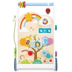 Chariot De Marche Multi Activités Nuage & Arc En Ciel Le Toy Van® - Jouets En Bois -Bois Jouets Magasin chariot de marche multi activites arc en ciel le toy van jouets en bois 2