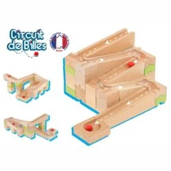 Circuit De Billes En Bois 40 Pièces Jeujura | Ref: 8364 - Jeux De Billes -Bois Jouets Magasin circuit de billes en bois 40 pieces jeujura ref 8364 jeux de billes 3