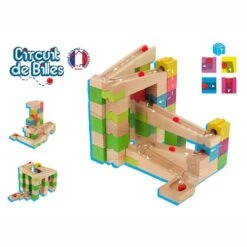 Circuit De Billes En Bois 68 Pièces Jeujura | Ref: 8366 - Jeux De Billes -Bois Jouets Magasin circuit de billes en bois 68 pieces jeujura ref 8366 jeux de billes 2