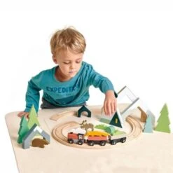 Circuit De Train En Bois Cime Des Arbres Tender Leaf Toys® 22 Pièces - Jouets En Bois -Bois Jouets Magasin circuit de train en bois cime des arbres tender leaf toys jouets en bois 2
