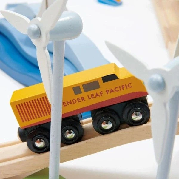 Circuit De Train Géant En Bois Vue Sur La Montagne Tender Leaf Toys® - Jouets En Bois 18 Circuit De Train Géant En Bois Vue Sur La Montagne Tender Leaf Toys® - Jouets En Bois – Image 16