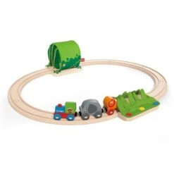 Circuit Train En Bois 'Dans La Jungle' Hape- Jouets En Bois