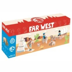 Figurines En Bois Coffret Far West Jeujura | Ref: 8277 - Jouets Ecologiques -Bois Jouets Magasin coffret far west jeujura ref 8277 jouets ecologiques 3