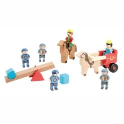 Figurines En Bois Coffret Roi, Reine Et Chevaliers Jeujura | Ref: 8278 - Jouets Ecologiques -Bois Jouets Magasin coffret roi reine et chevaliers jeujura ref 8278 jouets ecologiques 2
