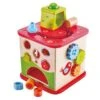 Cube D'activités Chiot 'Arc En Ciel' Et Ses Amis Hape - Jouets En Bois -Bois Jouets Magasin cube d activites chiot arc en ciel et ses amis hape jouets en bois