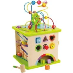 Cube D'activités Nature Hape 'Country Critters' - Jouets En Bois Hape -Bois Jouets Magasin cube d activites nature hape country critters jouets hape 2