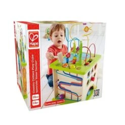 Cube D'activités Nature Hape 'Country Critters' - Jouets En Bois Hape -Bois Jouets Magasin cube d activites nature hape country critters jouets hape 3