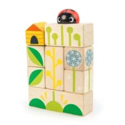 Cubes & Blocs à Empiler 24 Pièces En Bois 'Au Jardin' Tender Leaf Toys® - Jouets En Bois -Bois Jouets Magasin cubes blocs a empiler 24 pieces en bois au jardin tender leaf toys jouets en bois 2