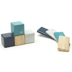Cubes En Bois Magnétiques Tegu® Original Pocket Pouch Bleus - Jouets En Bois -Bois Jouets Magasin cubes en bois magnetiques tegu original pocket pouch bleus jouets en bois 2