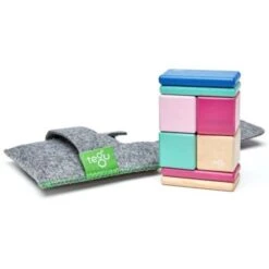 Cubes En Bois Magnétiques Tegu® Original Pocket Pouch Blossom - Jouets En Bois -Bois Jouets Magasin cubes en bois magnetiques tegu original pocket pouch blossom jouets en bois 10