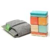 Cubes En Bois Magnétiques Tegu® Pocket Pouch Sunset - Jouets En Bois -Bois Jouets Magasin cubes en bois magnetiques tegu pocket pouch sunset jouets en bois