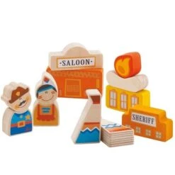 Cubes Far West Sevi 1831- Jeu De Cubes En Bois -Bois Jouets Magasin cubes far west sevi 1831 jeu de cubes en bois 2