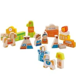 Cubes Far West Sevi 1831- Jeu De Cubes En Bois