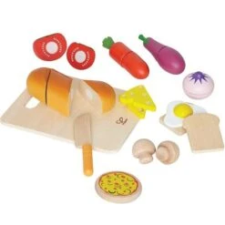 Jouet En Bois Dinette Aliments Frais à Découper Hape® - Jouets Bio Hape