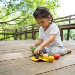 Dinette Assortiment De Légumes à Couper Plantoys 'PlanWood' - Jouet Cuisine En Bois -Bois Jouets Magasin dinette assortiment de legumes a couper plantoys planwood jouet cuisine en bois 2