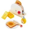 Dinette Cuisine Set Grille Pain Petit Déjeuner Service Blanc Hape® - Jouets Bois Hape