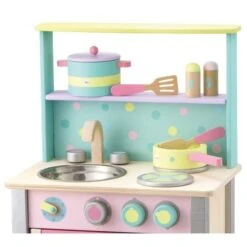 Dinette En Bois 'Cuisine Chef Pastelles' Avec FourSevi 1831 - Jouets Dinette -Bois Jouets Magasin dinette en bois cuisine chef pastelles avec four sevi 1831 jouets dinette 2