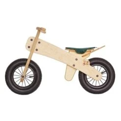 Draisienne Dip Dap® 10 Pouces 2 Ans Classique Selle Verte- Draisienne Bois