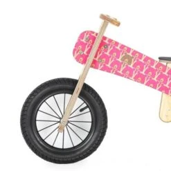 Draisienne Dip Dap® 12 Pouces Ours Rose Avec Sacoche - Draisienne Bois -Bois Jouets Magasin draisienne dip dap 12 pouces ours rose draisienne bois 2