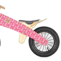 Draisienne Dip Dap® 12 Pouces Ours Rose Avec Sacoche - Draisienne Bois -Bois Jouets Magasin draisienne dip dap 12 pouces ours rose draisienne bois 3