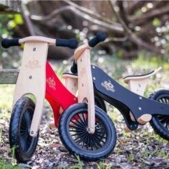 Draisienne En Bois Classique Kinderfeets® 12 Pouces Rouge Cerise - Draisienne Bois -Bois Jouets Magasin draisienne en bois classique kinderfeets 12 pouces rouge cerise 3