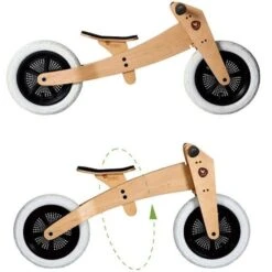 Draisienne En Bois Wishbone Bike 2 En 1 Classic - Vélo En Bois -Bois Jouets Magasin draisienne en bois wishbone bike 2 en 1 classic velo en bois 2