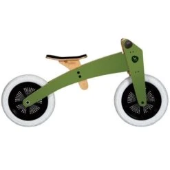 Draisienne Wishbone Bike 2 En 1 Classic Verte - Vélo En Bois -Bois Jouets Magasin draisienne wishbone bike 2 en 1 classic verte velo en bois 1